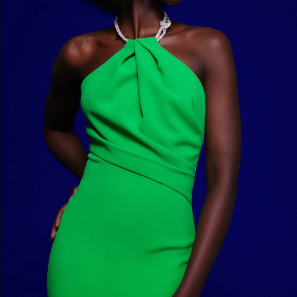 Solace London The Riva Maxi Dress in Green